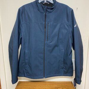 Nautica Men's Water Resistant Softshell Jacket Long Sleeve  Zip-Up L NWT